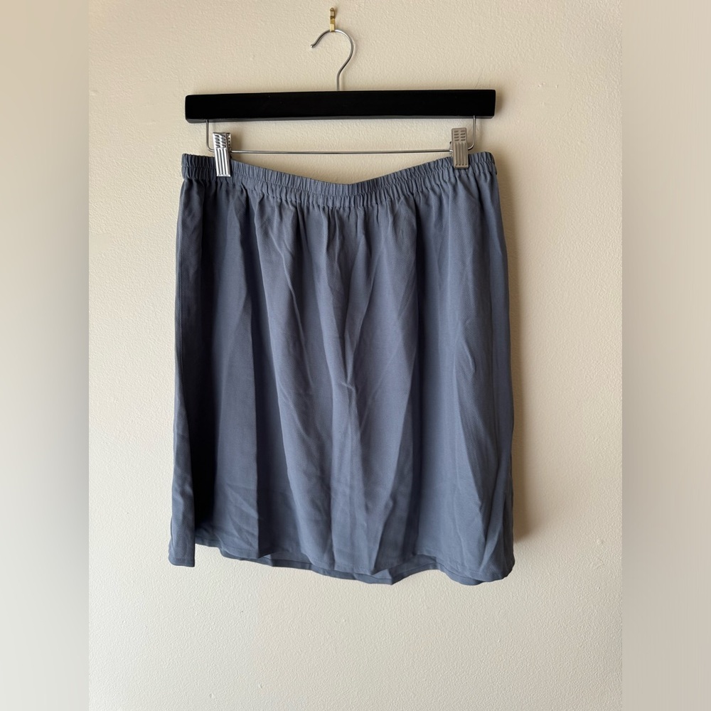 100% silk mini/midi skirt